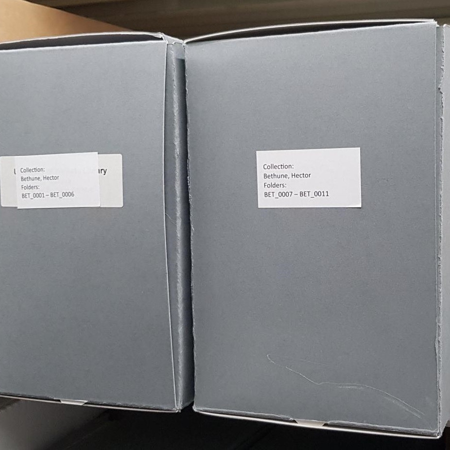 Hector Bethune papers