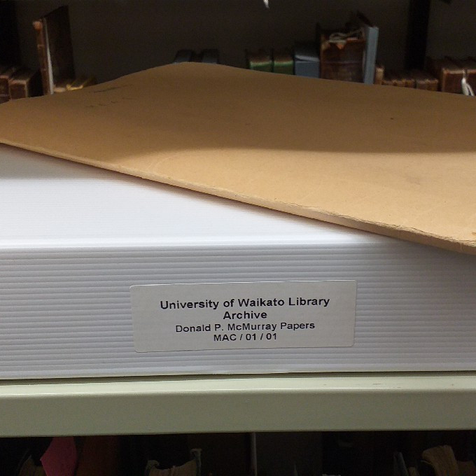Donald P. McMurray papers