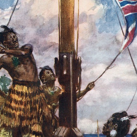 Hōne Heke cuts down the British flagstaff 