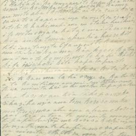 Letter from Wiremu Poihipi at Taupo