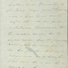 Letter from Henare Ngawaraki at Waikanae