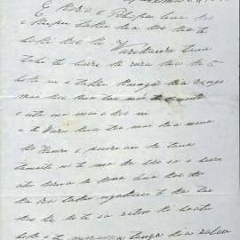 Letter from Te Harawira Mohio at Te Aro