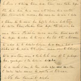 Letter from Hemi Patene at Orokowai