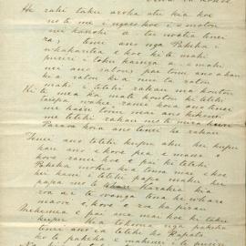 Letter from William Jowett at Putiki