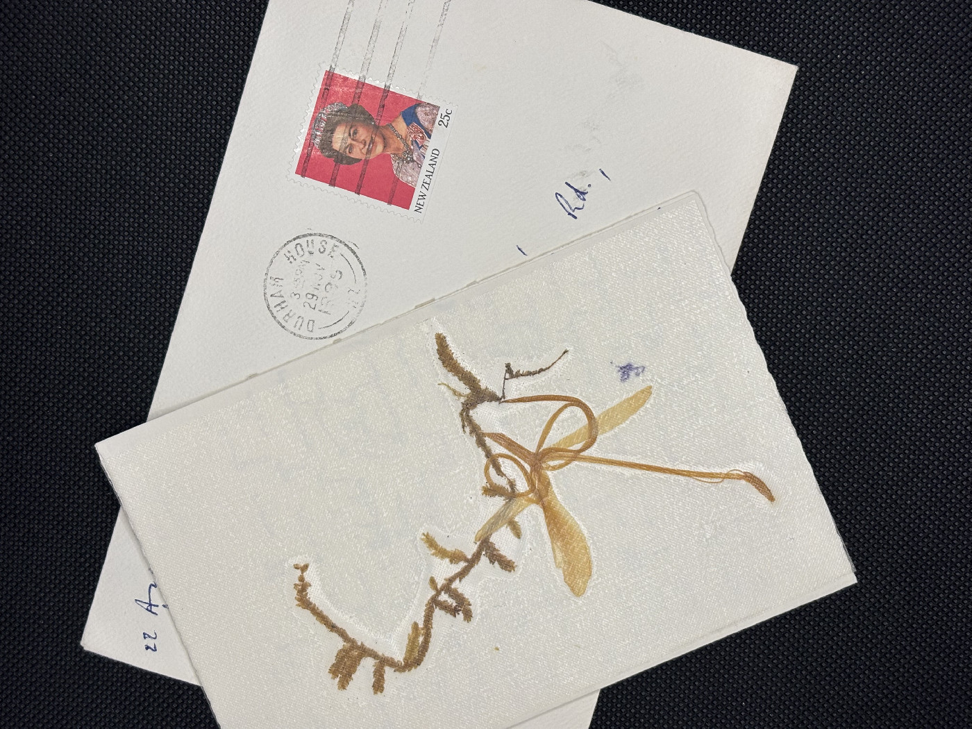 Handmade letter by Douglas Liliburn. DEW_0036/1