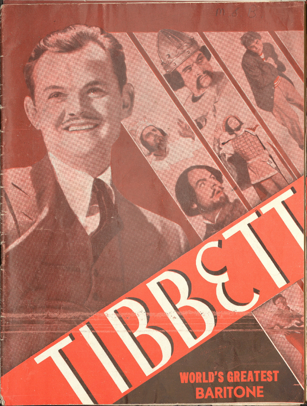 Australia and New Zealand tour of Lawrence Tibbett. DEW_0009/3