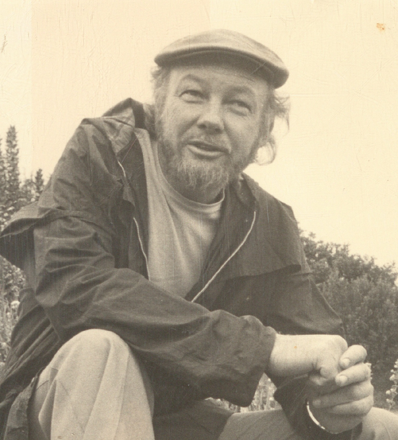 Ron Lycette at the University of Waikato in 1979. Copyright: University of Waikato.