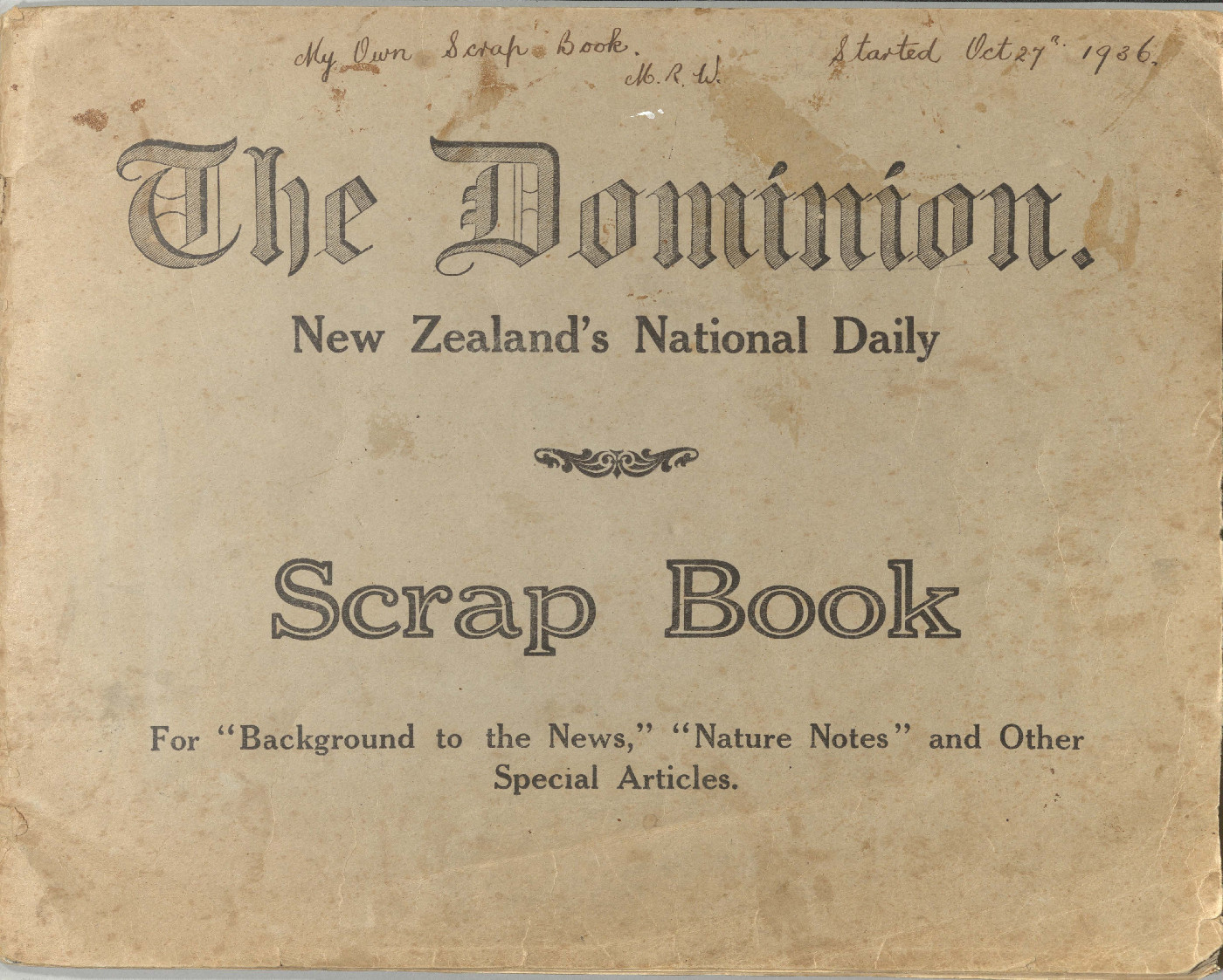 Selected scrapbooks